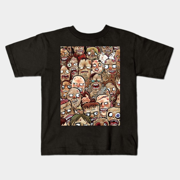 Zombies Kids T-Shirt by Grasdal